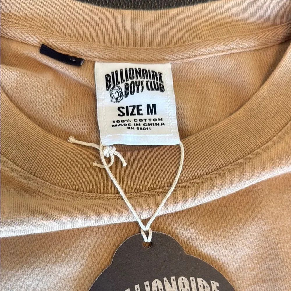 Billionaire Boys Club Tan and Blue Short Sleeve Tee size Medium - Picture 5 of 9